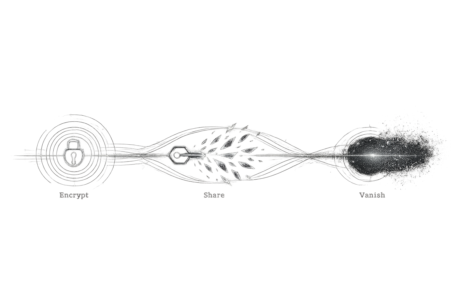 GhostDrop privacy and cryptography visual